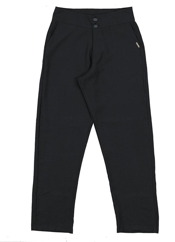 Soft Bonni - Calca Alfaiataria Adulto Feminino Preto