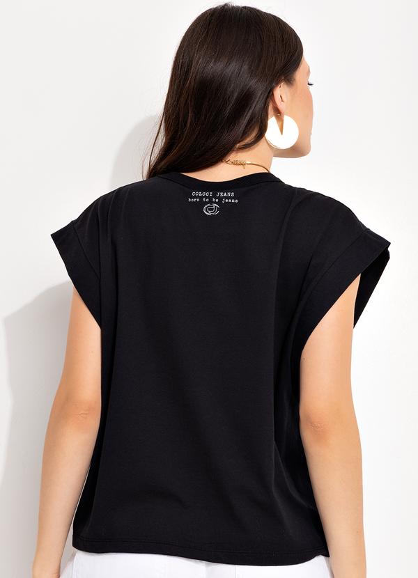 Colcci Jeans - Camiseta Cj Preto 2
