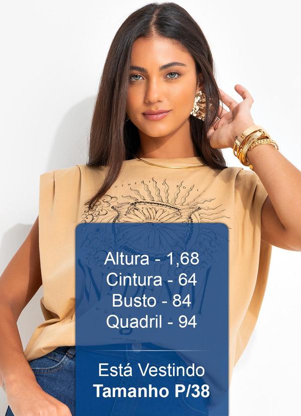 Colcci Jeans - Camiseta Estampada Cj Bege 5