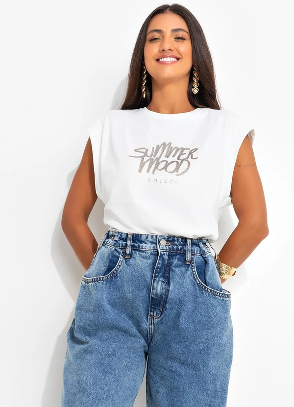 Colcci - Camiseta Off White 6