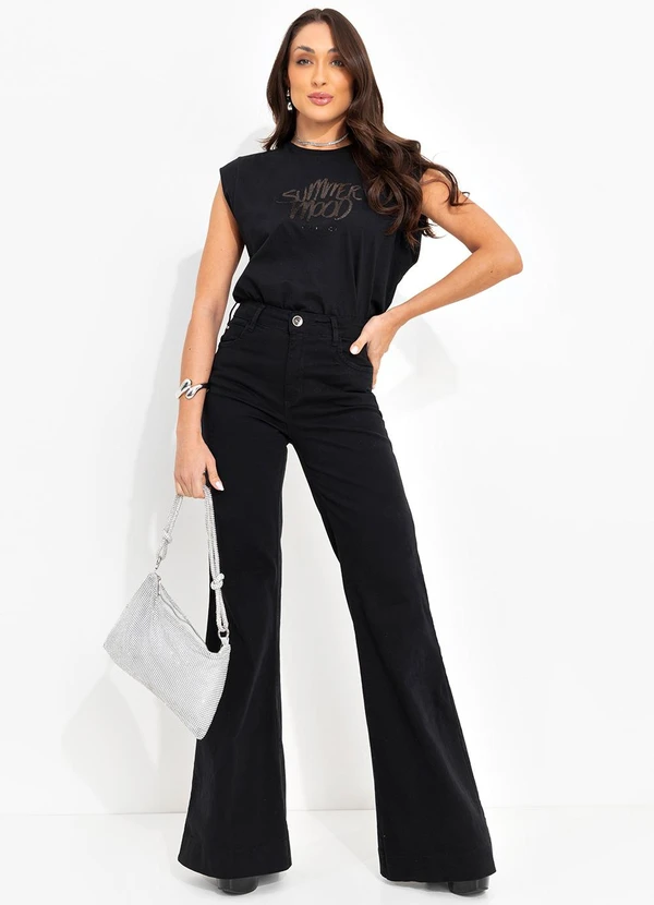 Colcci - Camiseta Preto 8