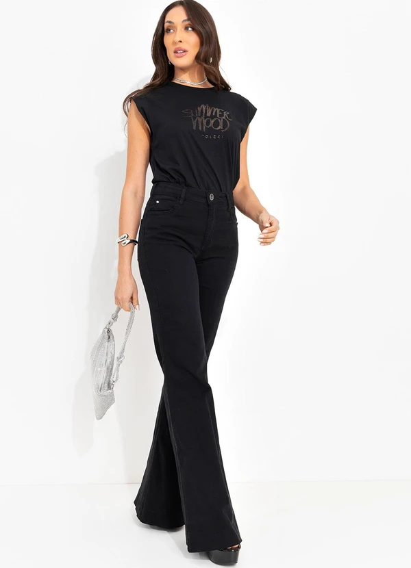 Colcci - Camiseta Preto 9