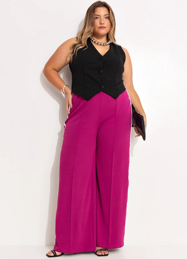 Quintess - Colete Preto em Malha Crepe 8