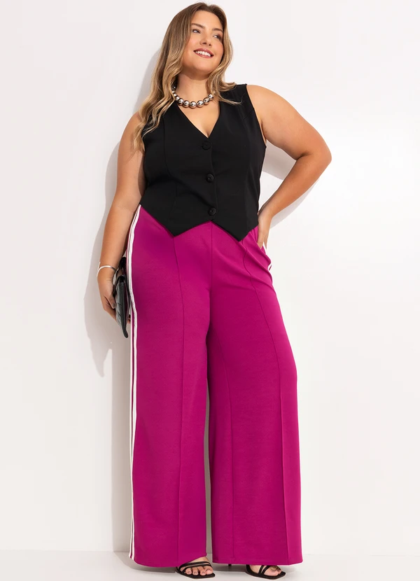 Quintess - Colete Preto em Malha Crepe 6