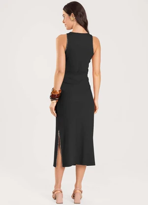 Dianna - Conjunto Feminino Regata e Saia Preto - DIANNA