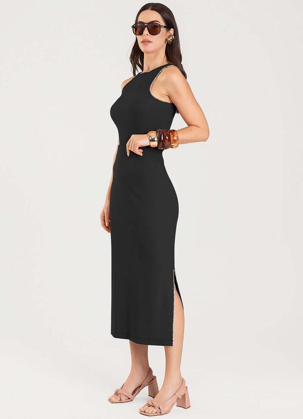 Dianna - Conjunto Feminino Regata e Saia Preto