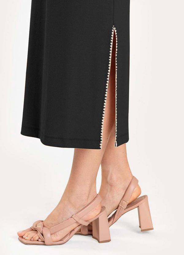 Dianna - Conjunto Feminino Regata e Saia Preto 4