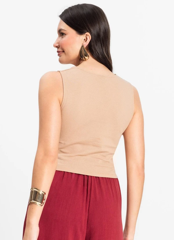 Select - Cropped Feminino Marrom 2