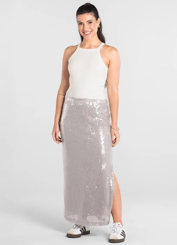 Just Basic - Regata Adulto Ribana Canelada Branco 3