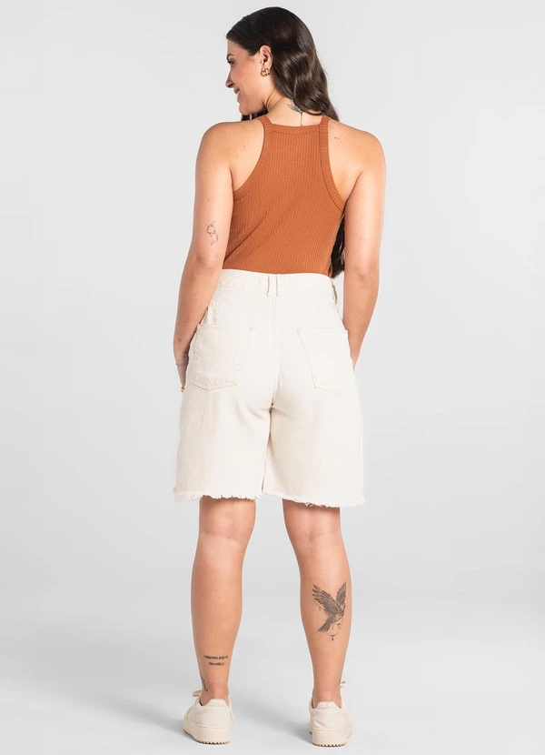 Just Basic - Regata Adulto Ribana Canelada Marrom 4