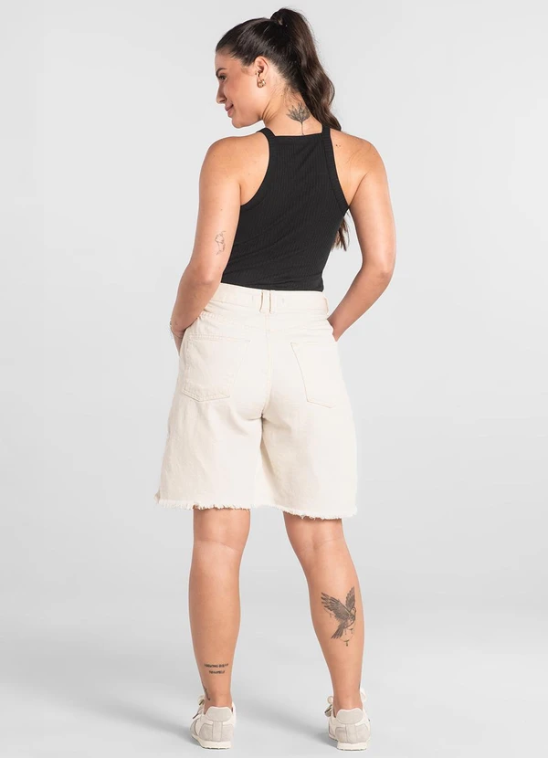 Just Basic - Regata Adulto Ribana Canelada Preto 4