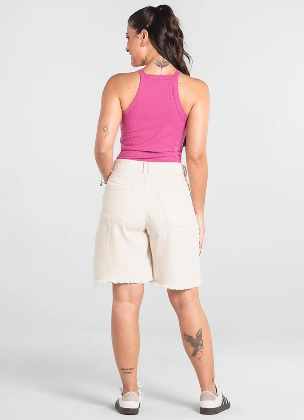 Just Basic - Regata Adulto Ribana Canelada Roxo 4