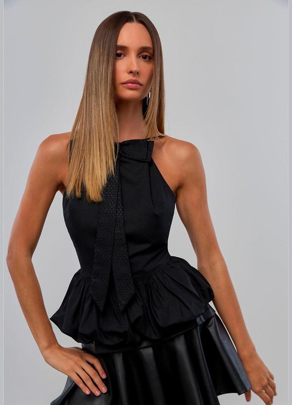 Carlota Costa - Regata Balonê com Laço Preto 2