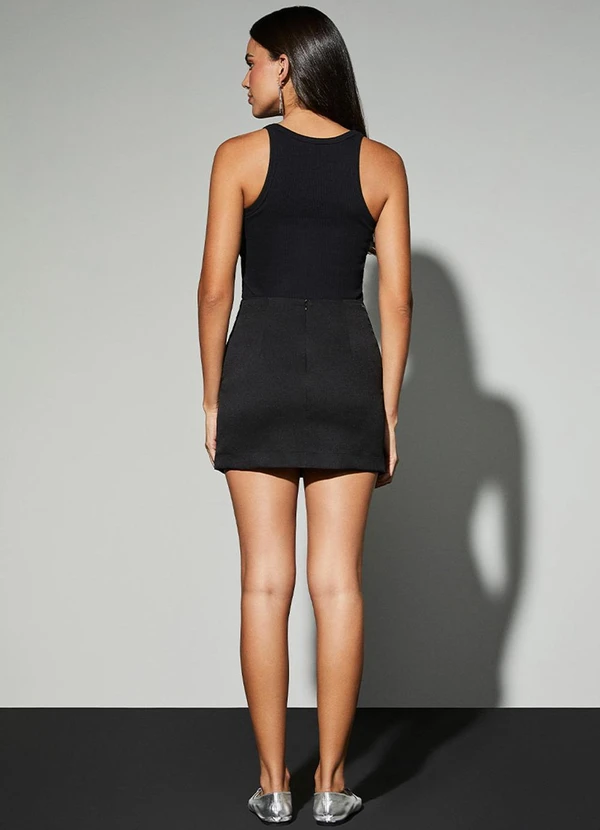 Authoria - Regata Básica Canelada Preta Preto 4