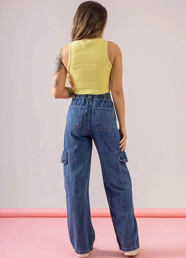 Just Basic - Regata Básica Cropped Ribaninha Verde 4