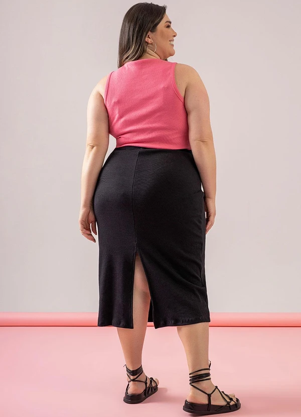 Just Basic - Regata Básica Cropped Rosa 4