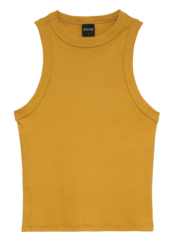 Enfim - Regata Básica em Ribana Amarelo Mostarda