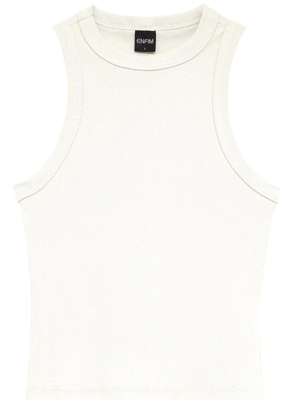 Enfim - Regata Básica em Ribana Off White