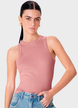 Enfim - Regata Básica em Ribana Rosê - ENFIM