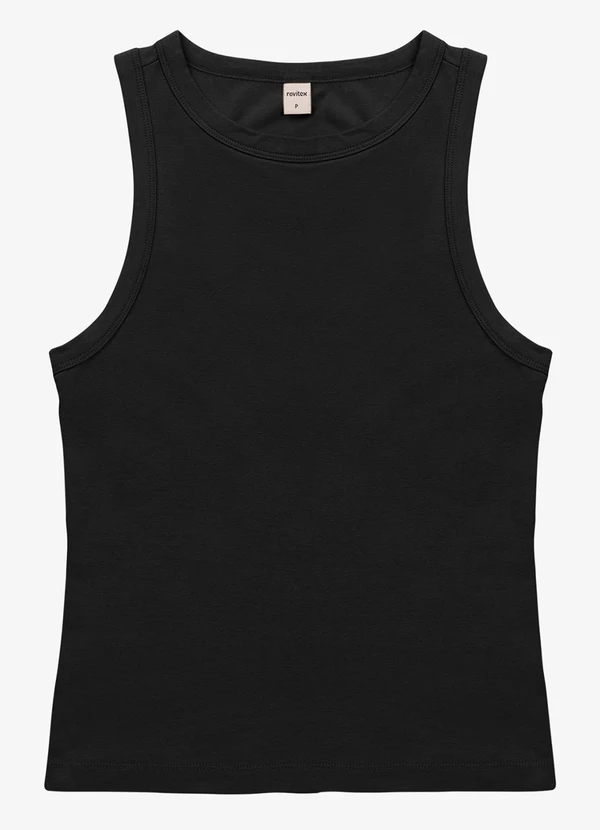 Rovitex - Regata Básica Feminina Preto 7