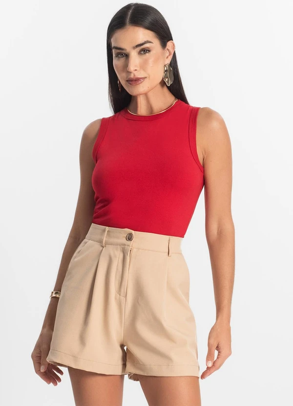 Rovitex - Regata Básica Feminina Vermelho 4