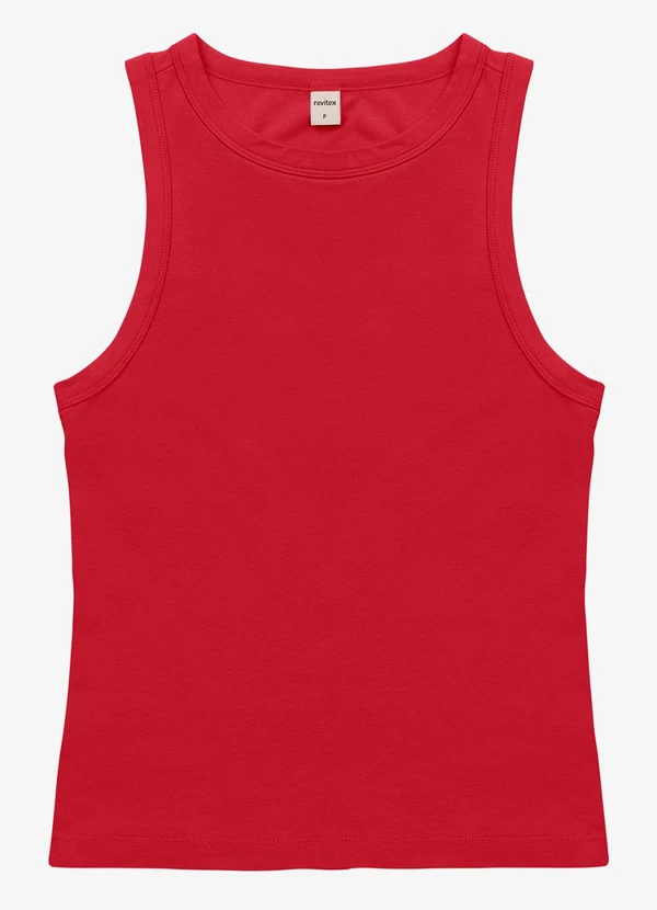 Rovitex - Regata Básica Feminina Vermelho 5