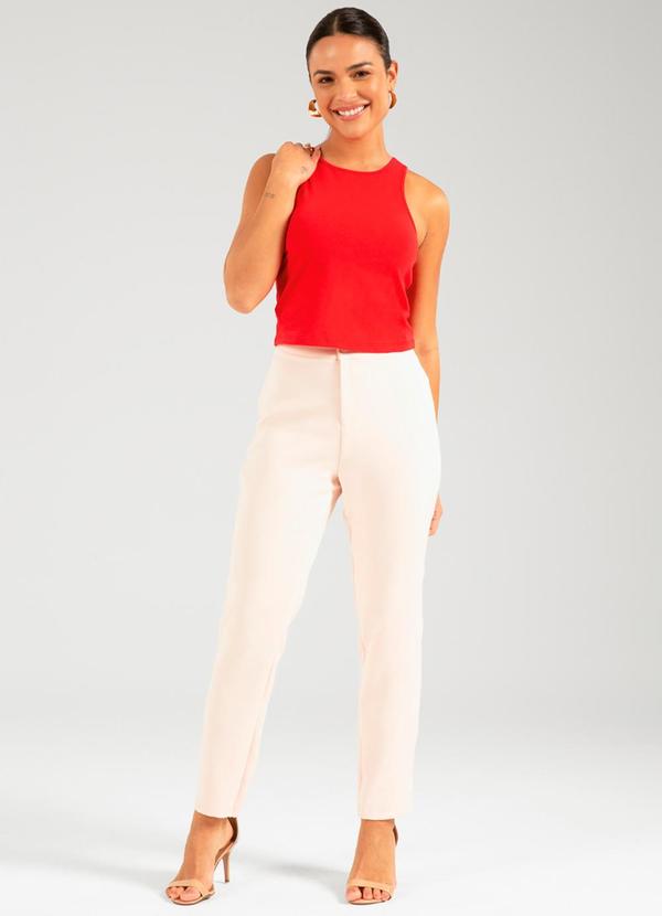 Cativa - Regata Básica Versátil Estilosa Vermelho 2