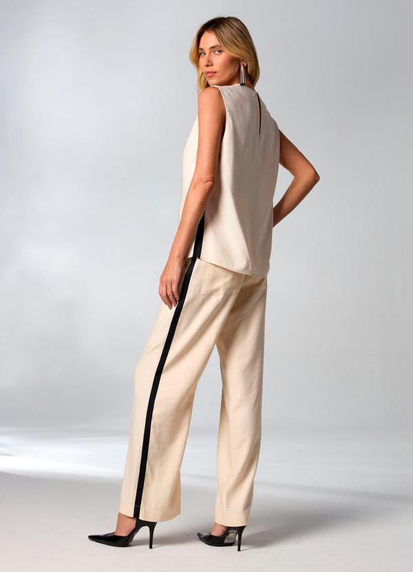 Carlota Costa - Regata Bicolor Bege 4