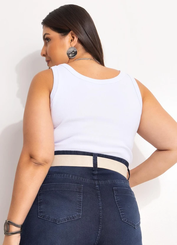 Marguerite - Regata Branco em Canelado 2