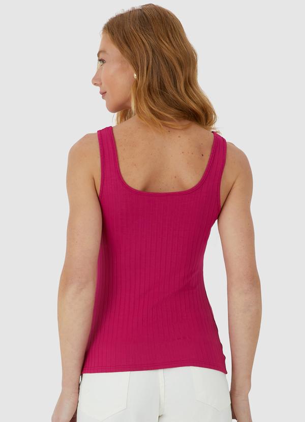 Malwee - Regata Canelada Ajustada Pink 2