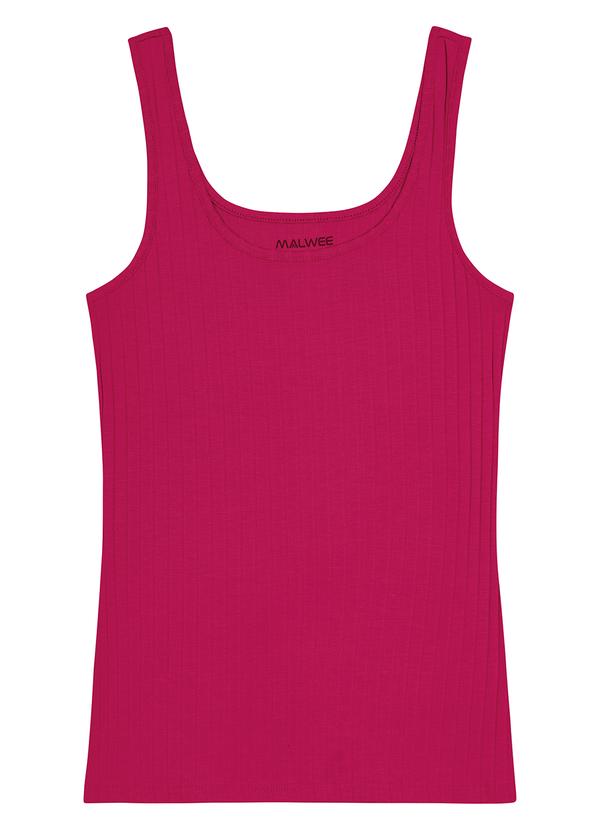 Malwee - Regata Canelada Ajustada Pink 7