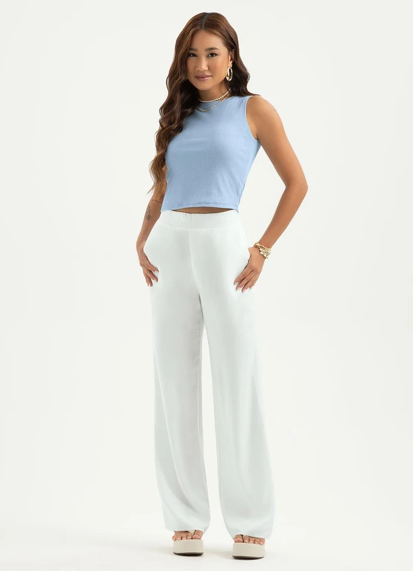 Cativa - Regata Canelada Azul Claro 3