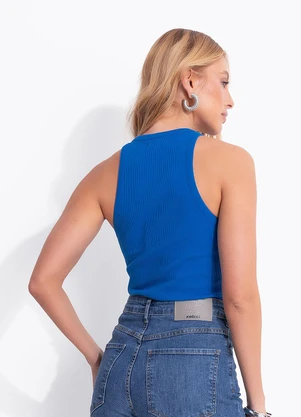 Colcci - Regata Canelada Azul - COLCCI
