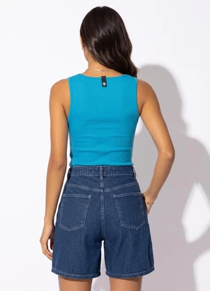 Colcci - Regata Canelada Azul - COLCCI