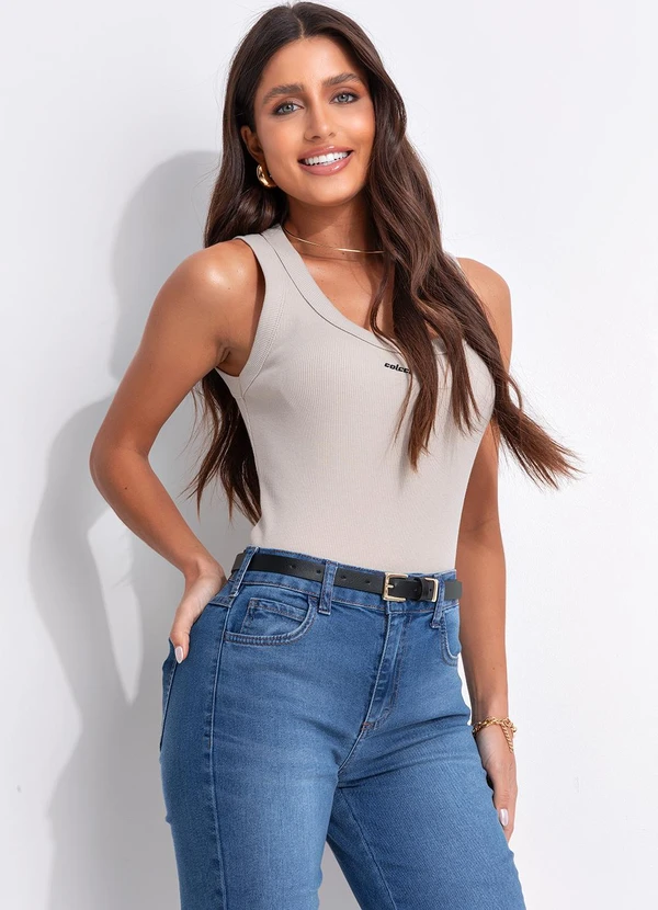 Colcci - Regata Canelada Bege 5