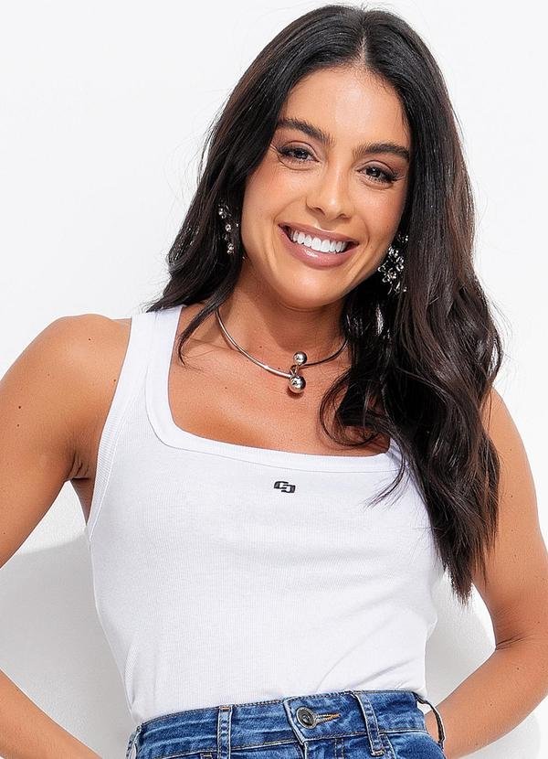 Colcci - Regata Canelada Branco