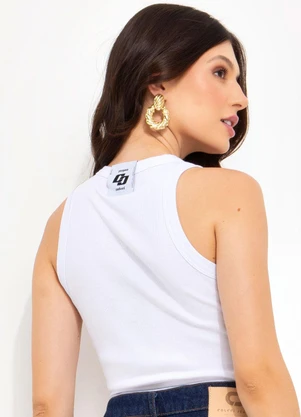 Colcci - Regata Canelada Branco - COLCCI
