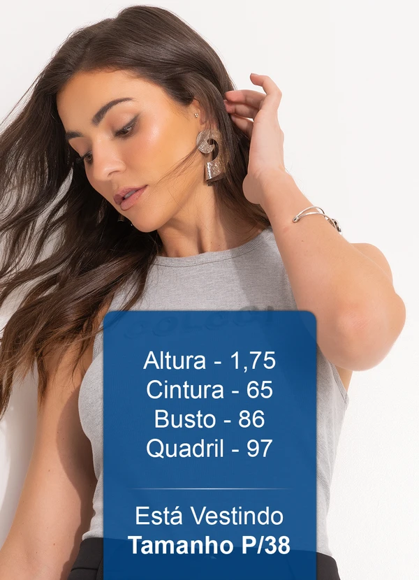 Colcci - Regata Canelada Cinza 5