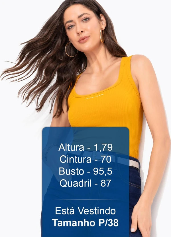 Colcci Jeans - Regata Canelada Cj Amarelo 6