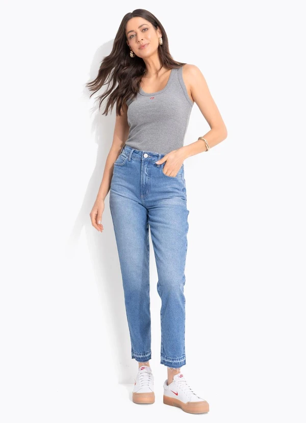 Colcci Jeans - Regata Canelada Cj Cinza 3