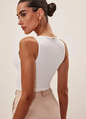 Elegance - Regata Canelada Cropped Essentials Off White - ELEGANCE