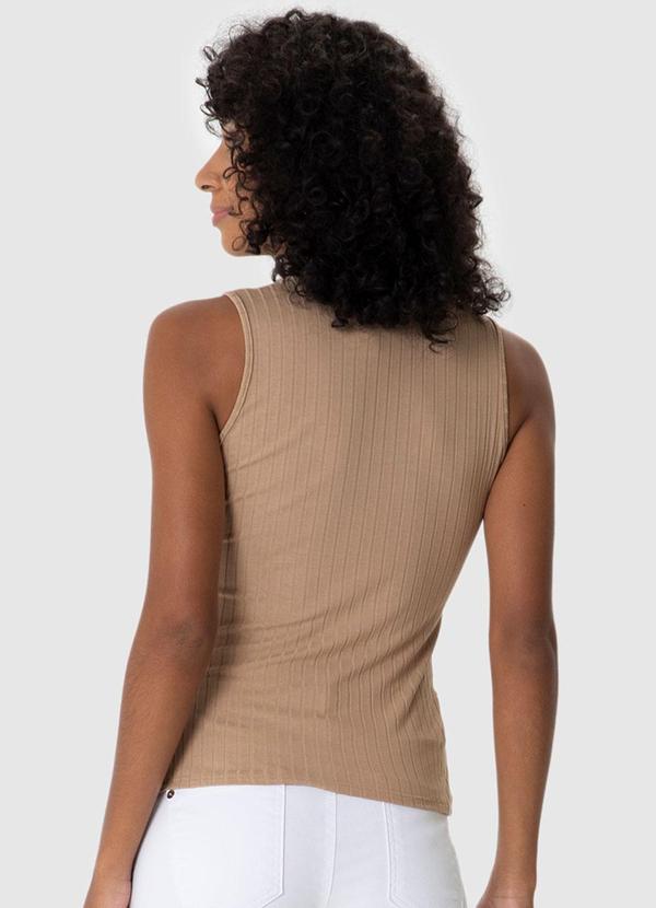 Malwee - Regata Canelada Feminina Bege 2