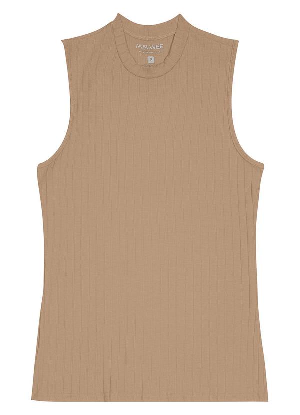 Malwee - Regata Canelada Feminina Bege 6