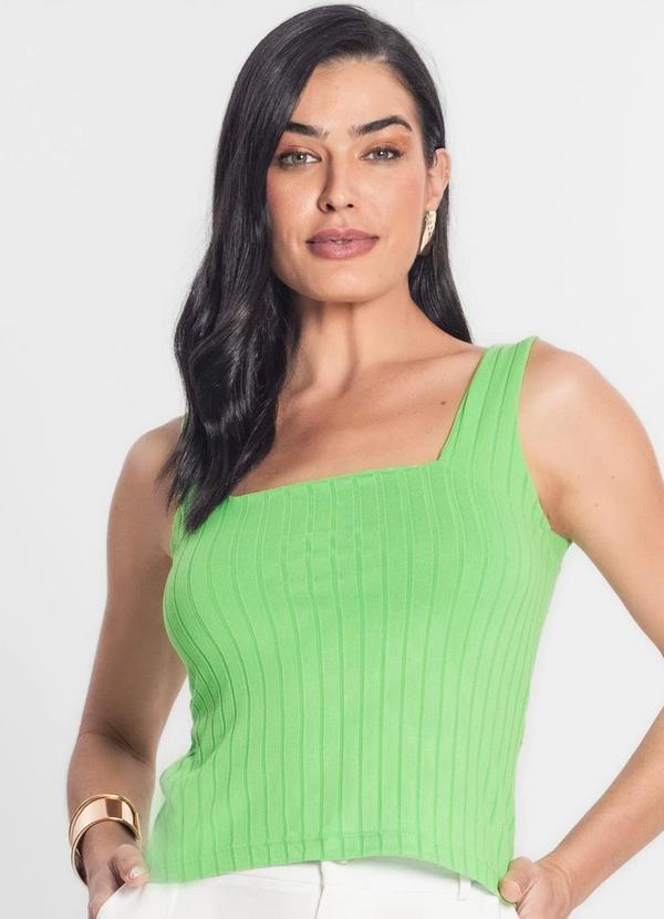 Infinita Cor - Regata Canelada Feminina Verde