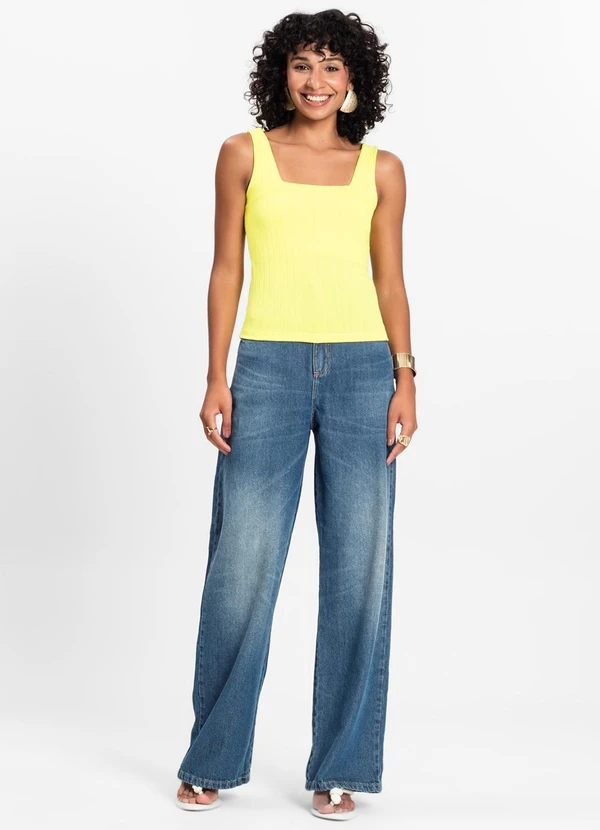 Infinita Cor - Regata Canelada Feminina Verde 3