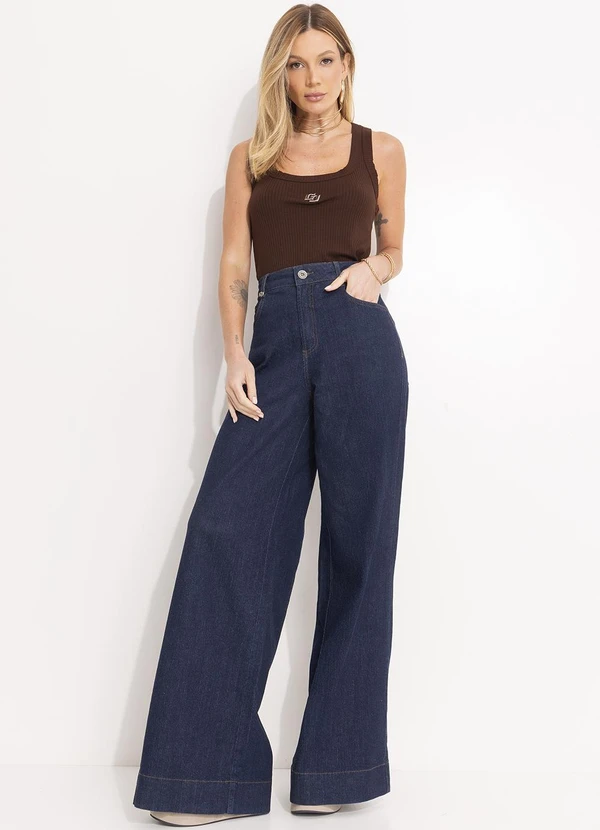 Colcci - Regata Canelada Marrom 3