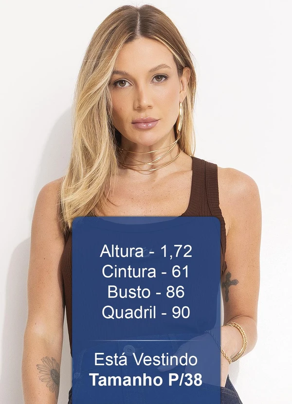 Colcci - Regata Canelada Marrom 6