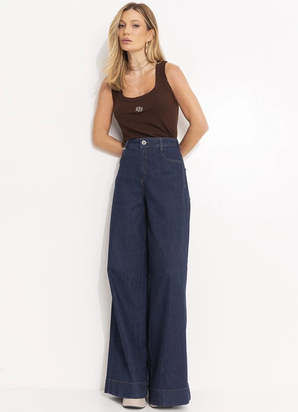 Colcci - Regata Canelada Marrom 7