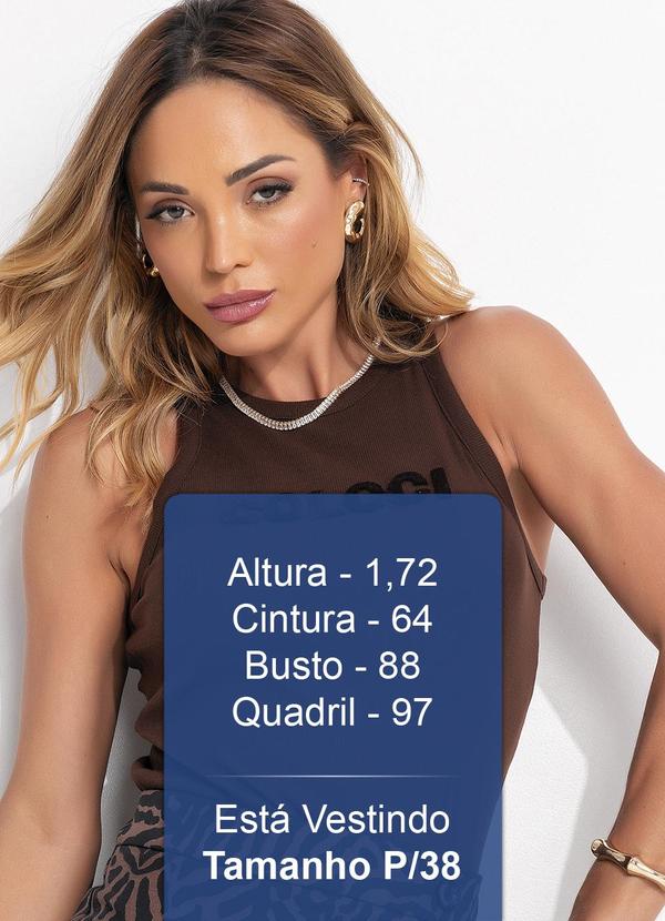 Colcci - Regata Canelada Marrom 5