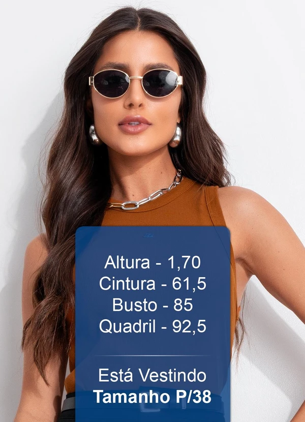 Colcci - Regata Canelada Marrom 6